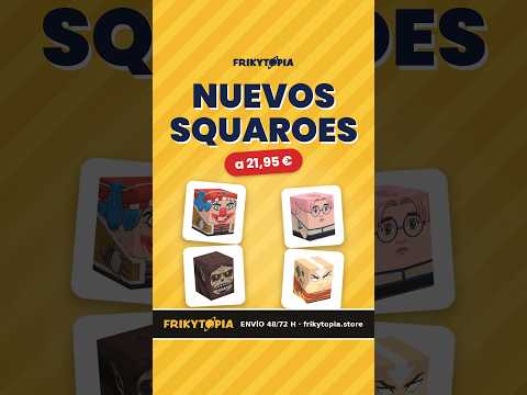 Novos Squaroes: Buggy, Koby, Beast Titan e Aang para as tuas cartas 🃏