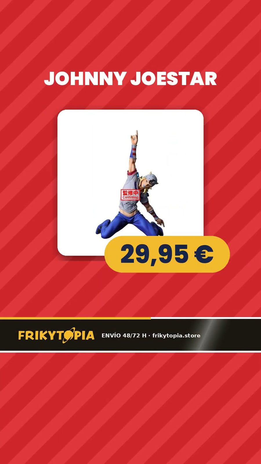 Figuras anime Banpresto: Nezuko, Sasuke, Johnny Joestar e Rei