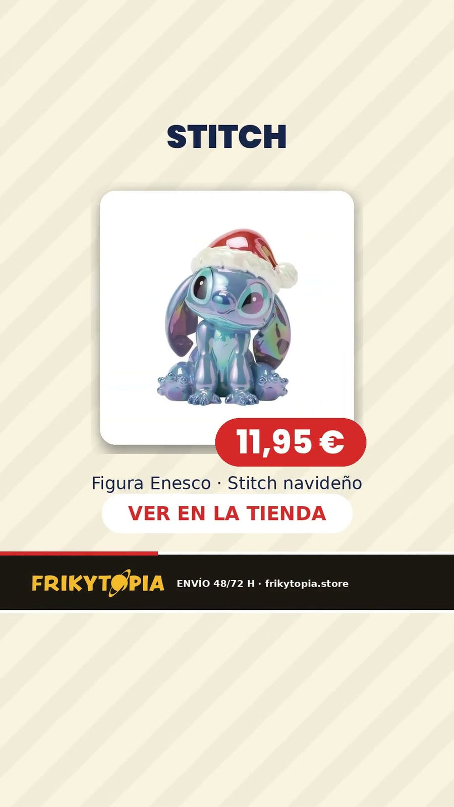 Natal Disney: figuras Enesco de Stitch, Winnie, Simba e Angel a 11,95 €