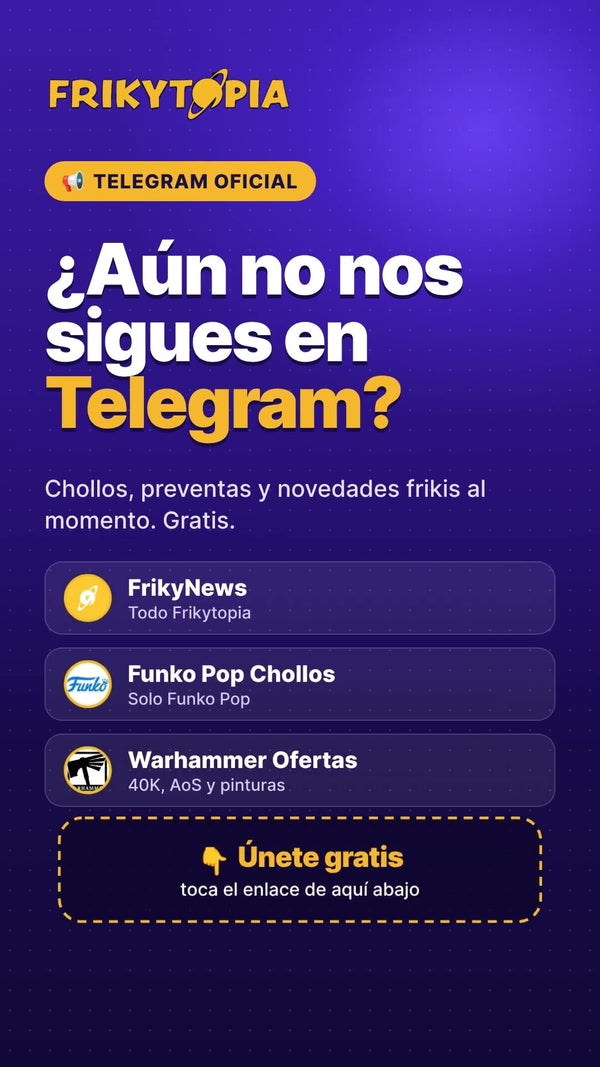 ¿Aún no nos sigues en Telegram? 📢 Chollos y preventas frikis al momento