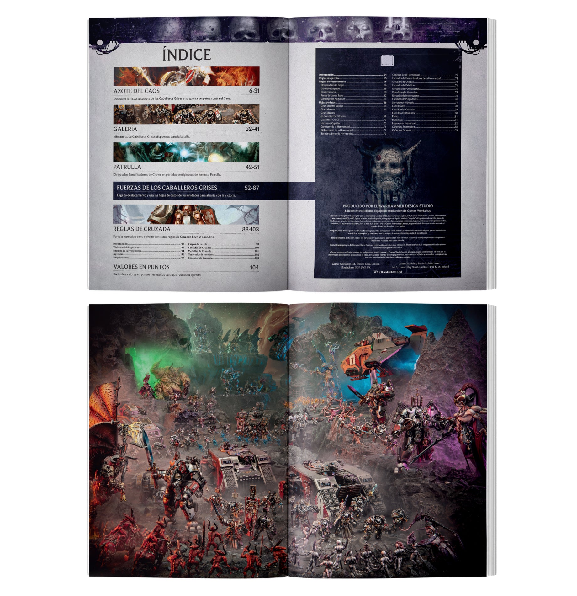 CODEX: GREY KNIGHTS (ESPAÑOL)