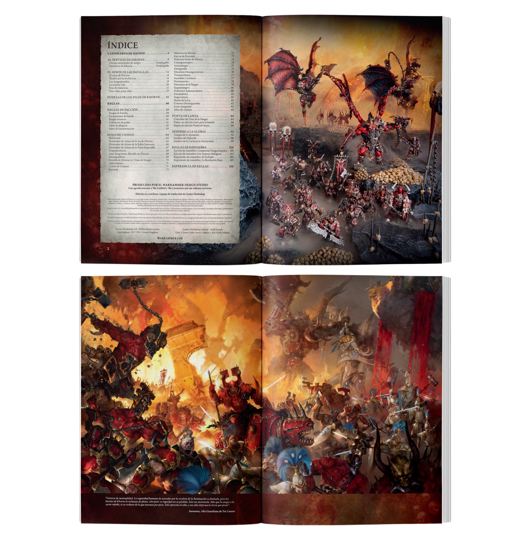 TOMO DE BATALLA: BLADES OF KHORNE (ESP)
