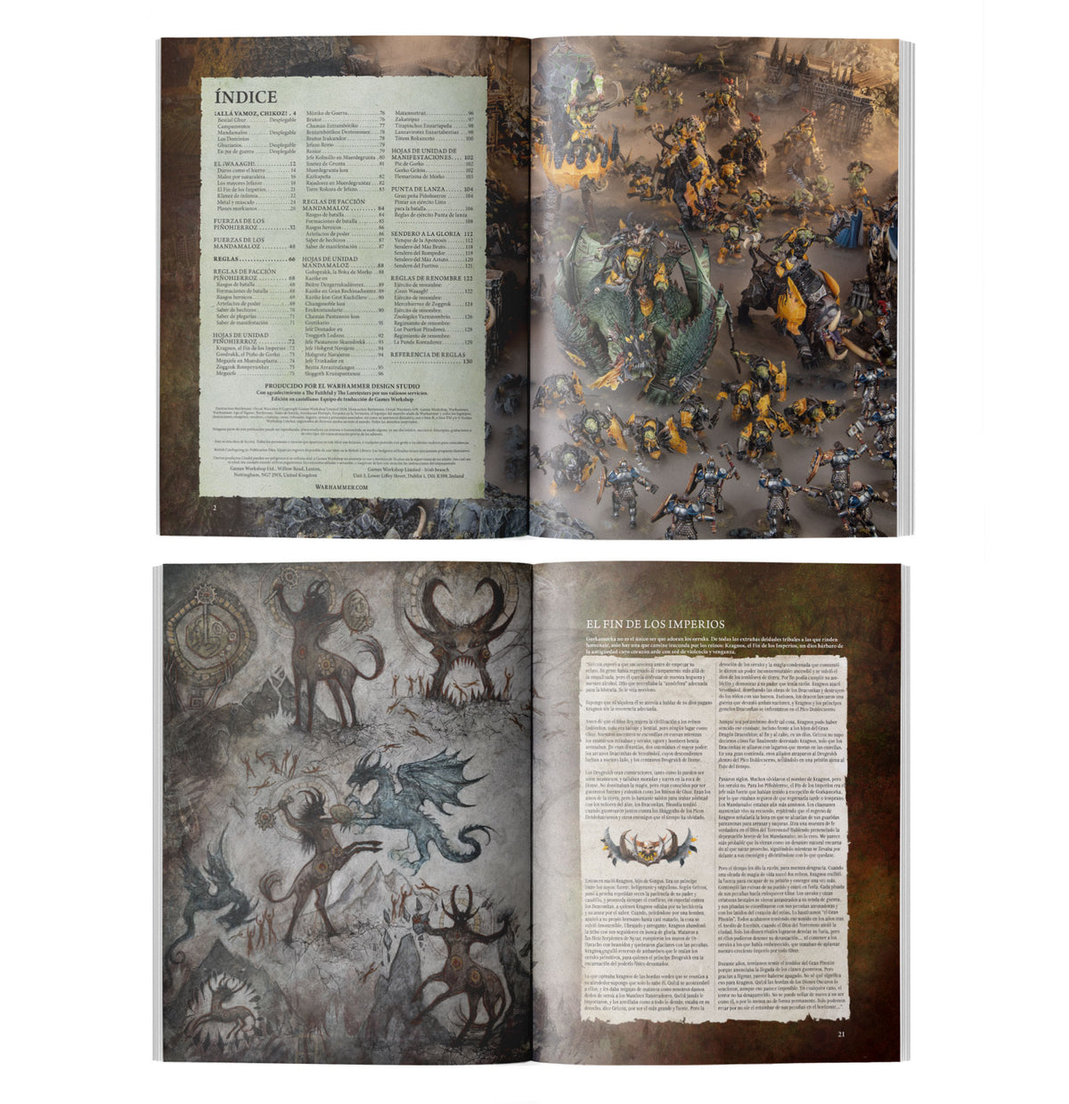 TOMO DE BATALHA: ORRUK WARCLANS (ESPANHOL
