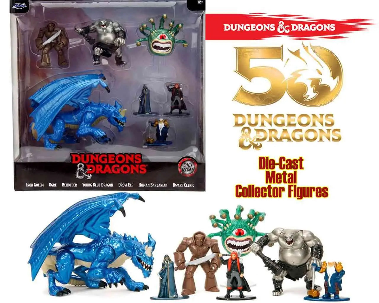 DUNGEONS & DRAGONS NANO METAL Figuras GIFT SET Frikytopia