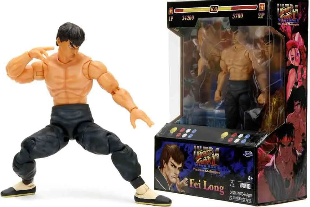 ULTRA STREET FIGHTER 2 THE FINAL CHALLENGERS FEI LONG 1/12 ACTION Figura