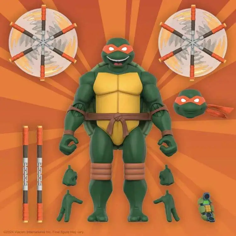 Teenage Mutant Ninja Turtles Figura Ultimates Wave 12 Michelangelo 18 cm