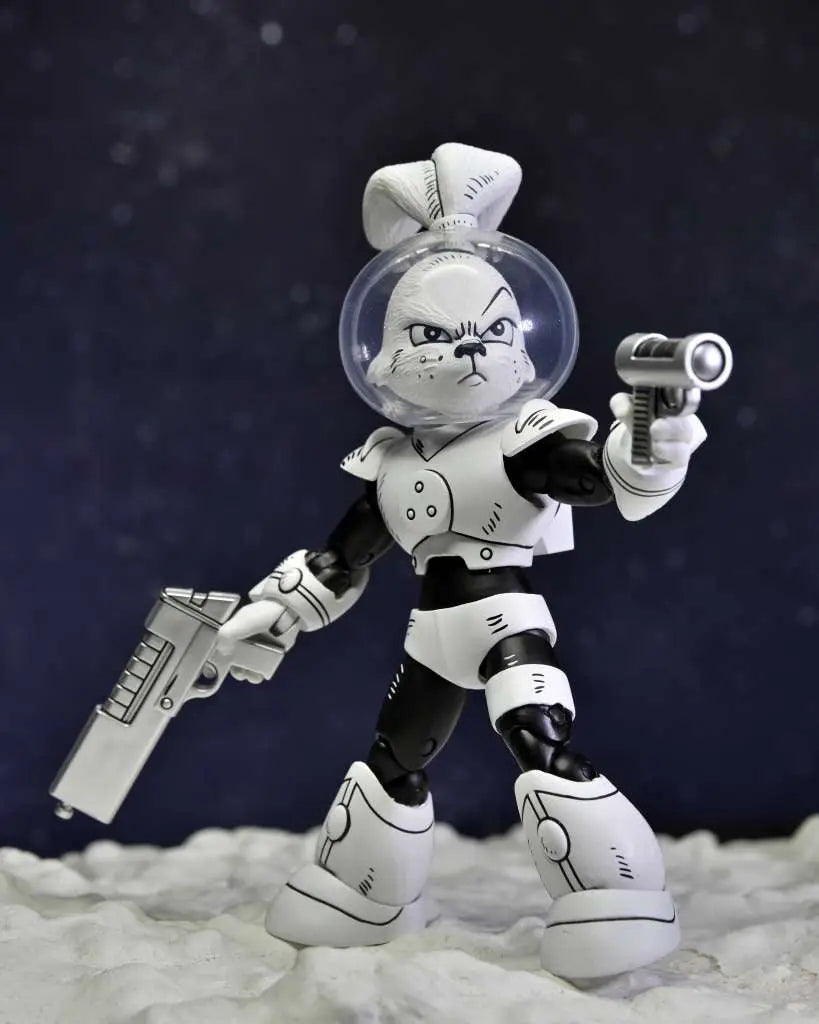 Figura nega usagi yojimbo space usagi yojimbo black & white ver. scale action 18cm