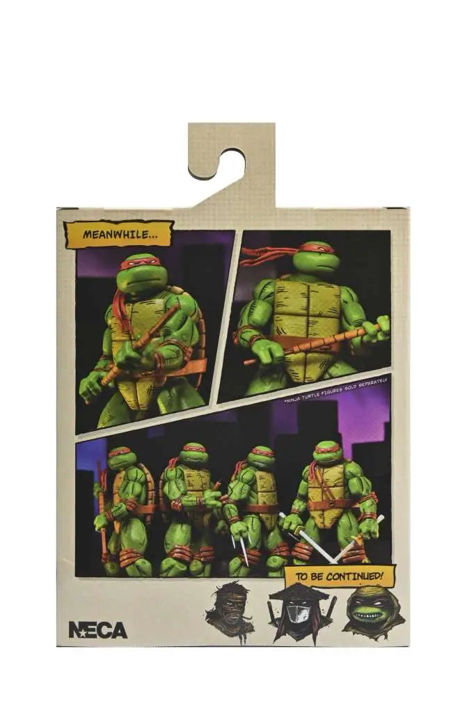 Figura neca teenage mutant ninja turtles mirage comics donatello scale action 18cm