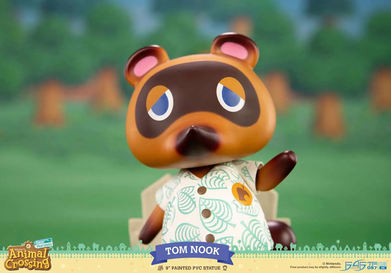ANIMAL CROSSING NEW HORIZONS TOM NOOK PVC Estatua