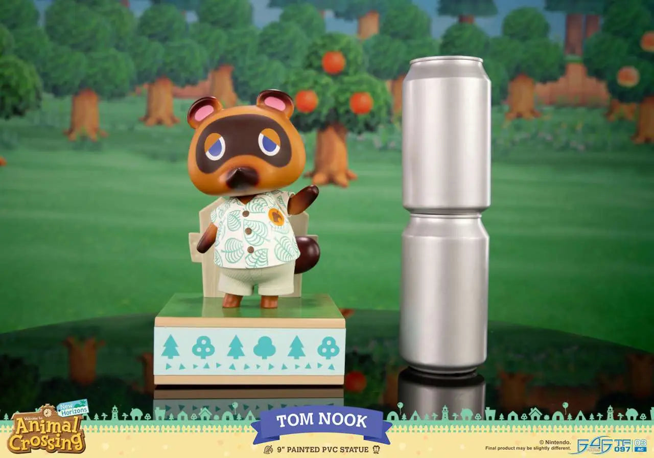 ANIMAL CROSSING NEW HORIZONS TOM NOOK PVC Estatua