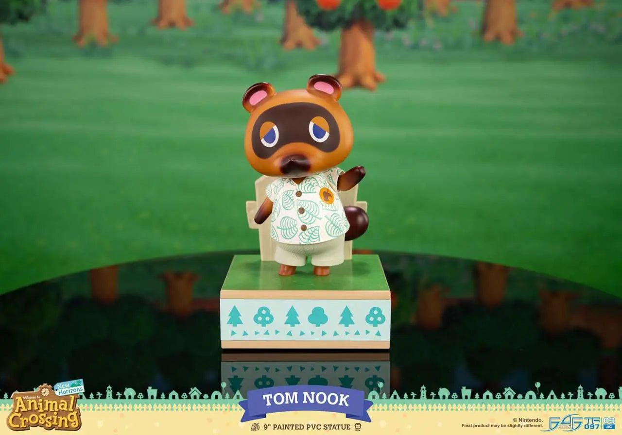 ANIMAL CROSSING NEW HORIZONS TOM NOOK PVC Estatua Frikytopia