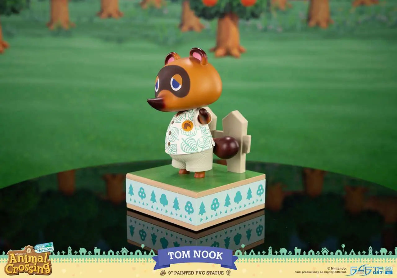 ANIMAL CROSSING NEW HORIZONS TOM NOOK PVC Estatua
