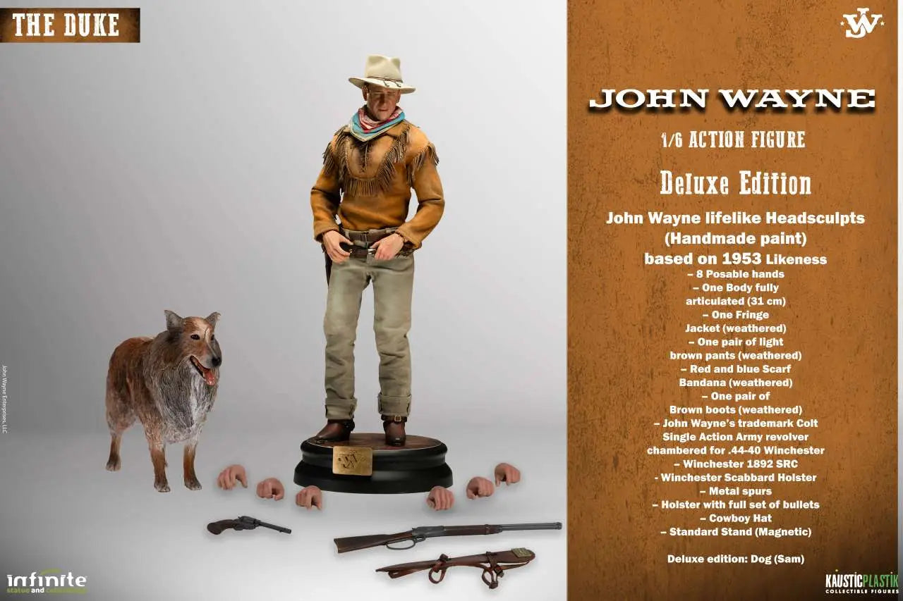JOHN WAYNE THE DUKE 1/6 ACTION Figura DELUXE VERSION