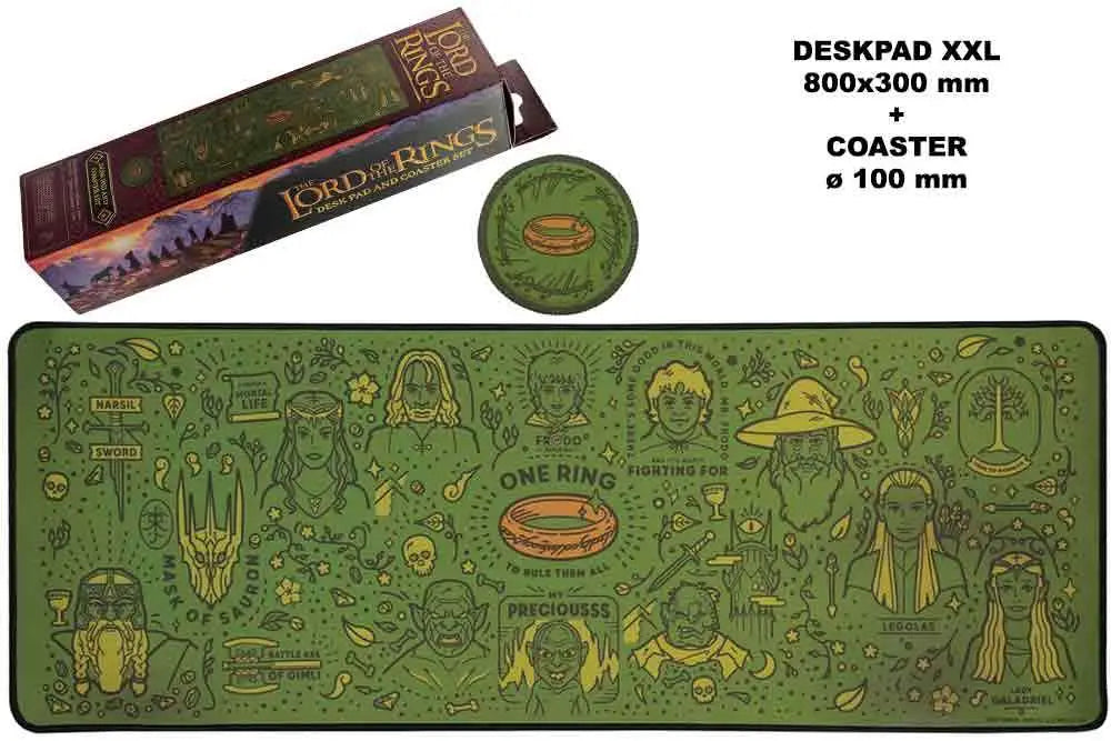 El Señor de los Anillos Vade Escolar & posavasos