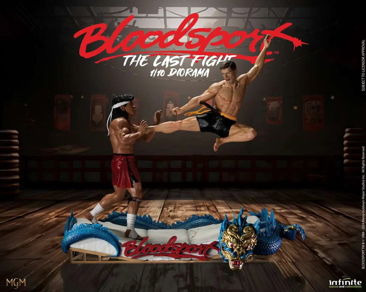 BLOODSPORT THE LAST FIGHT 1/10 DIORAMA Estatua Frikytopia