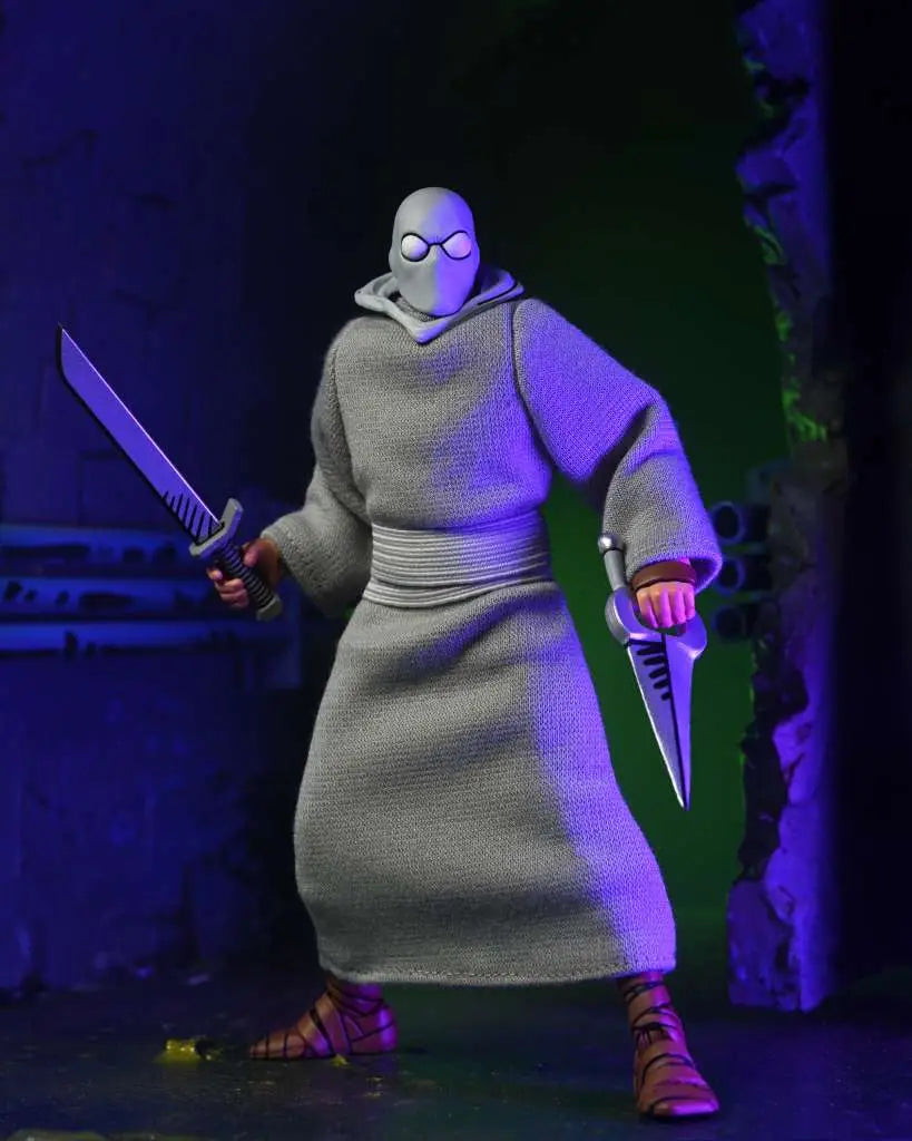 Figura neca teenage mutant ninja turtles mirage comics foot ninja classic colors scale action 18cm