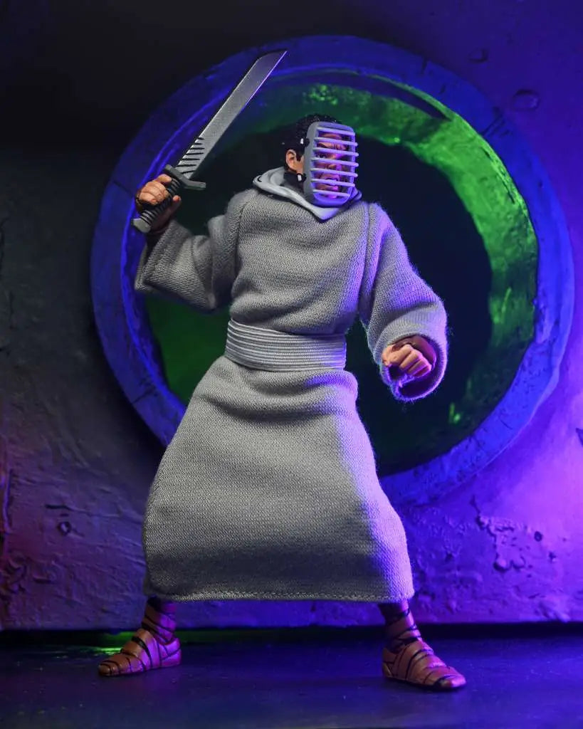 Figura neca teenage mutant ninja turtles mirage comics foot ninja classic colors scale action 18cm