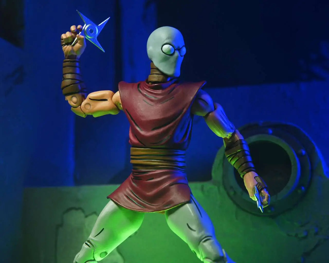Figura neca teenage mutant ninja turtles mirage comics foot ninja classic colors scale action 18cm