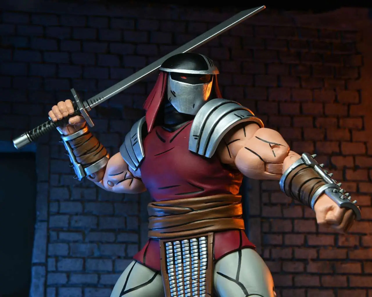 Figura neca teenage mutant ninja turtles mirage comics foot enforcer classic colors scale action 18cm