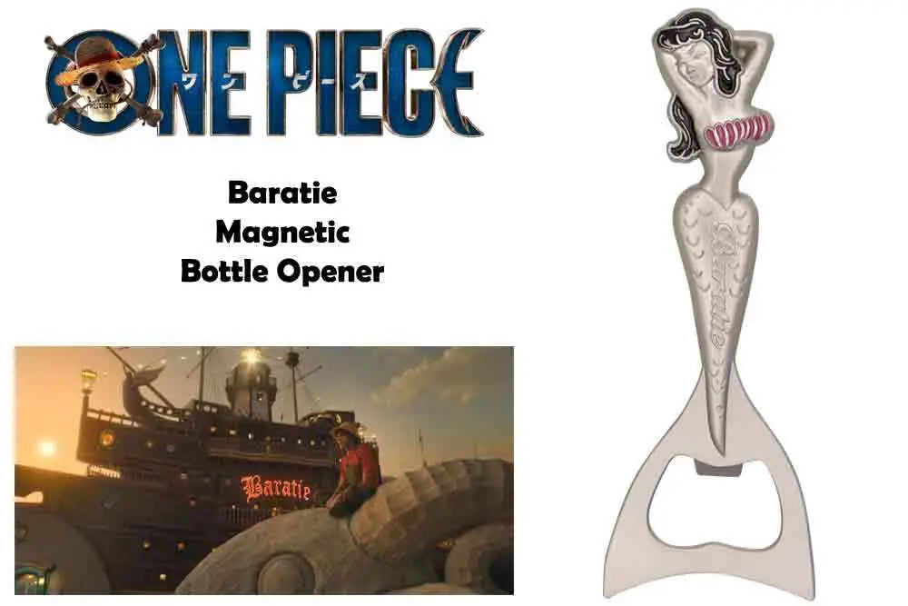 ONE PIECE -  BARATIE - MERMAID Botella OPENER