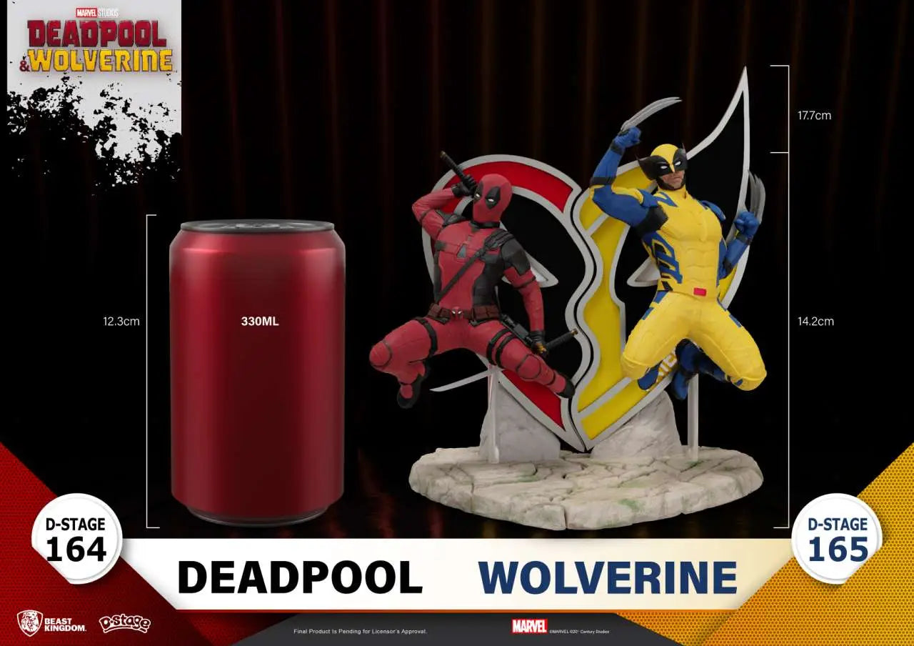 Deadpool 3 Diorama PVC D-Stage Wolverine 16 cm