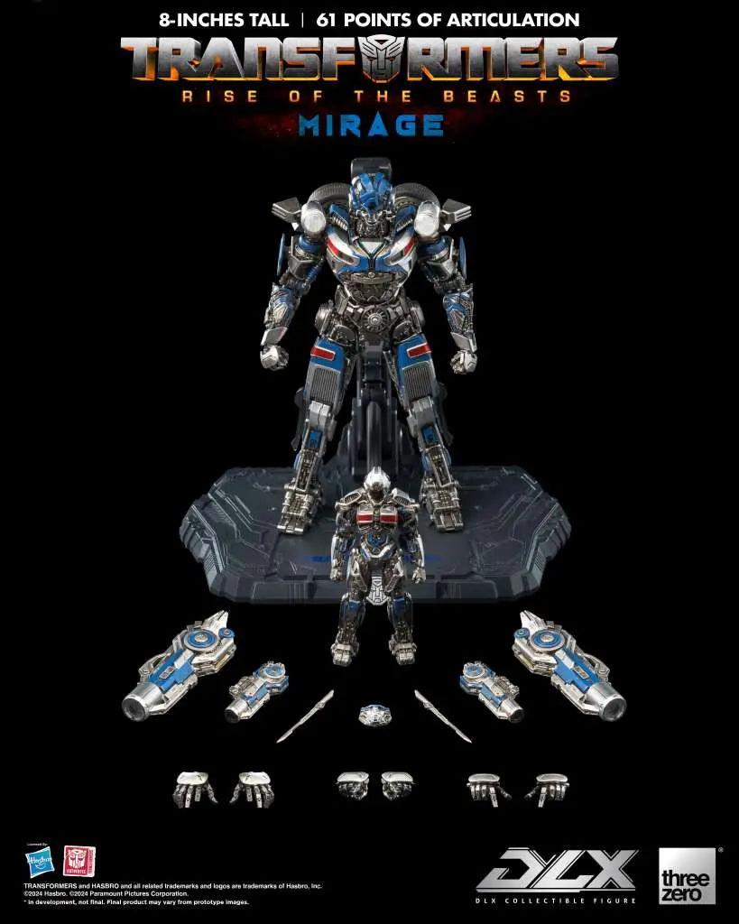 TRANSFORMERS RISE OF THE BEASTS DLX MIRAGE AF Frikytopia