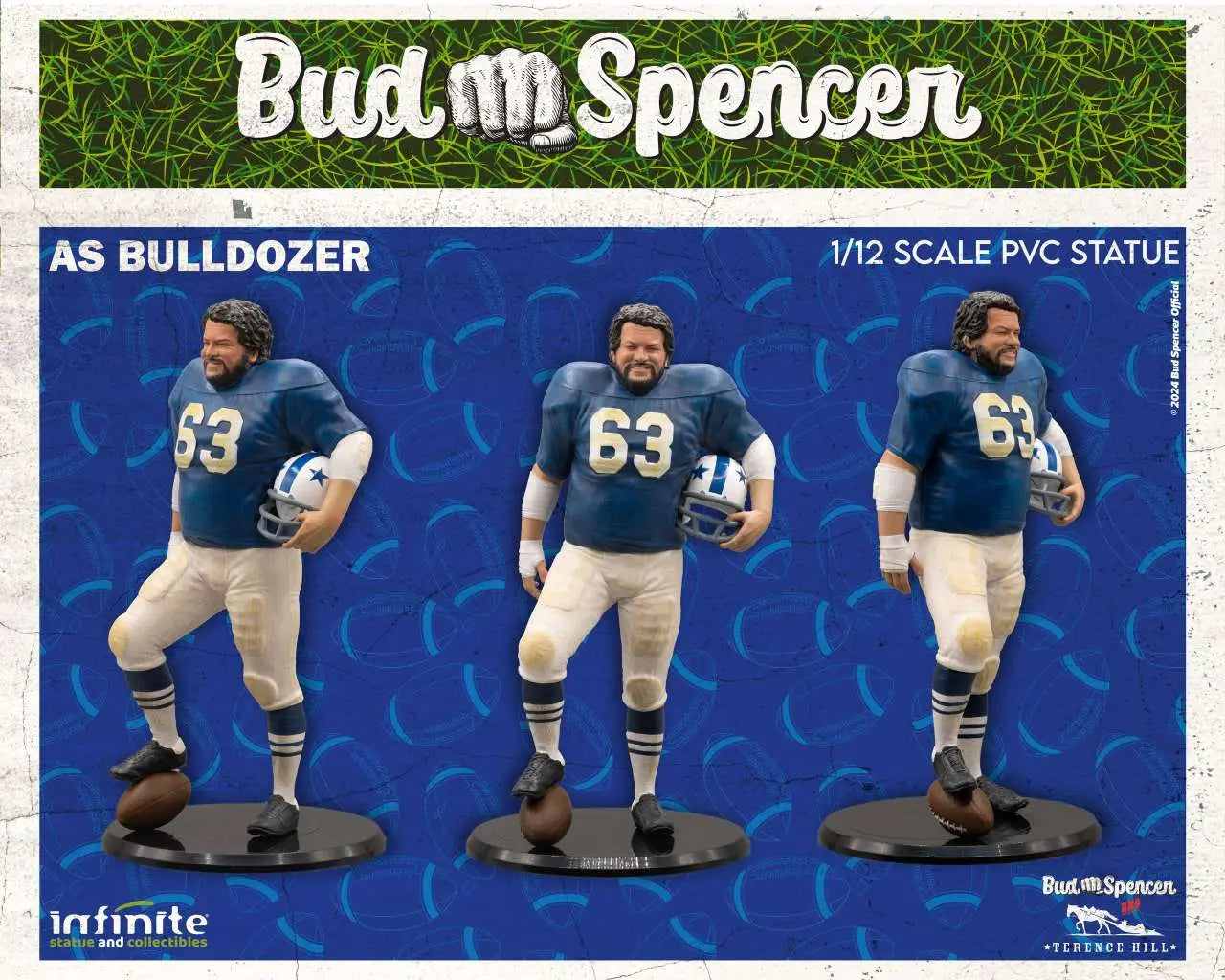 BUD SPENCER AS BULLDOZER 1/12 PVC Estatua