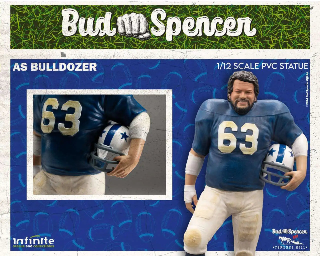 BUD SPENCER AS BULLDOZER 1/12 PVC Estatua