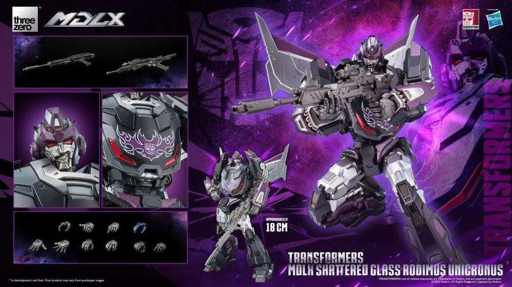 TRANSFORMERS MDLX SHATTERED Vaso RODIMUS UNICRONUS Figura