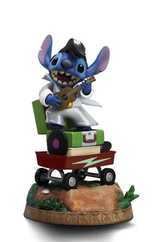 Lilo & Stitch Estatua 1/10 Art Scale Stitch King of Rock 17 cm