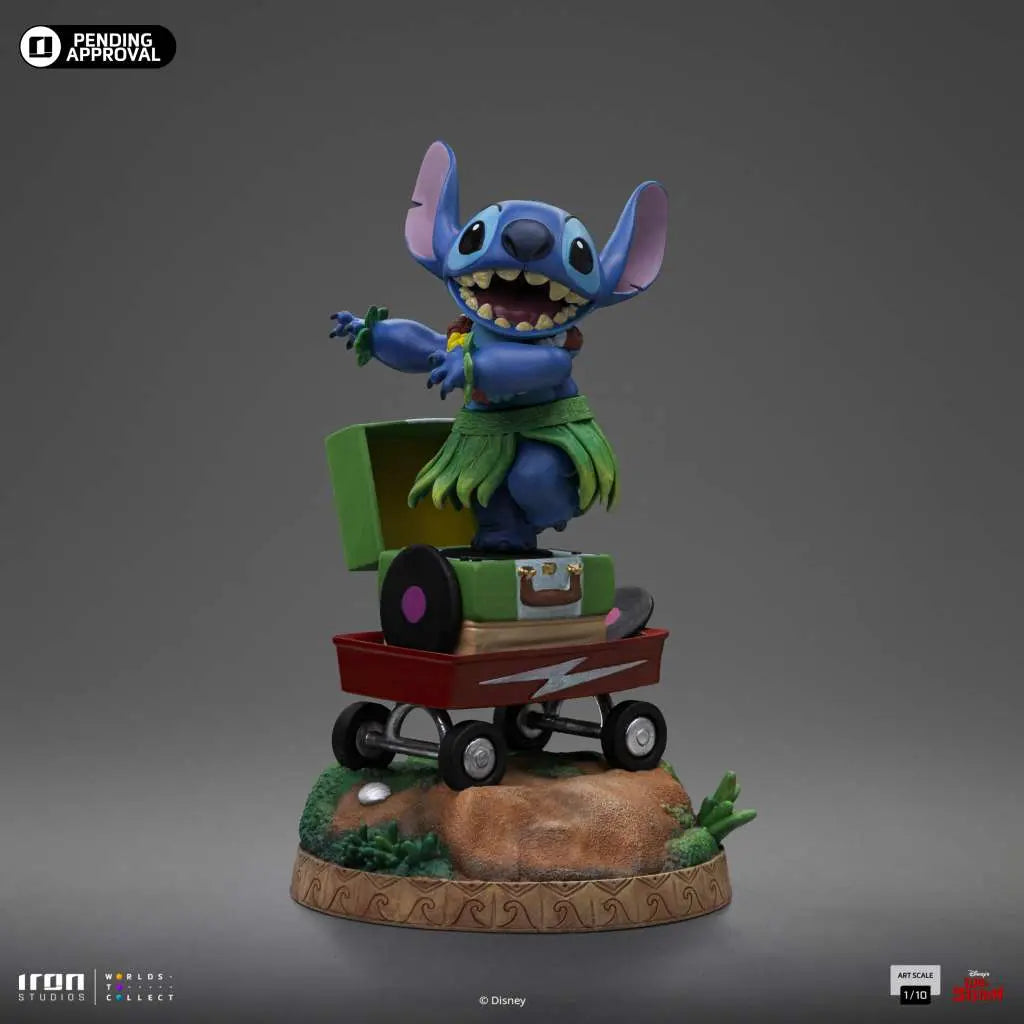 Lilo & Stitch Estatua 1/10 Art Scale Stitch Hula 17 cm