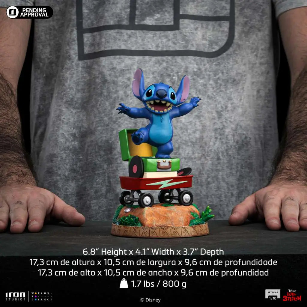Lilo & Stitch Estatua 1/10 Art Scale Stitch 17 cm