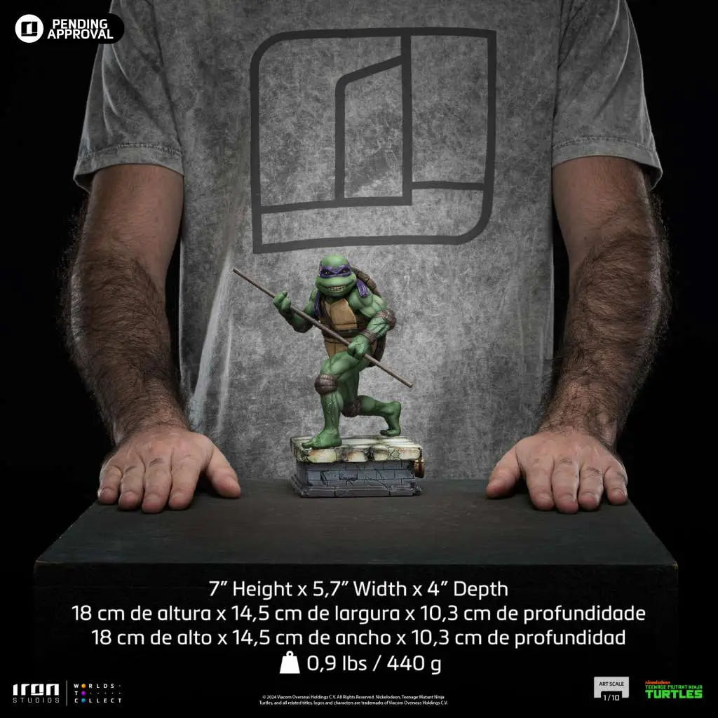 Tortugas Ninja Estatua 1/10 Art Scale Donatello 18 cm
