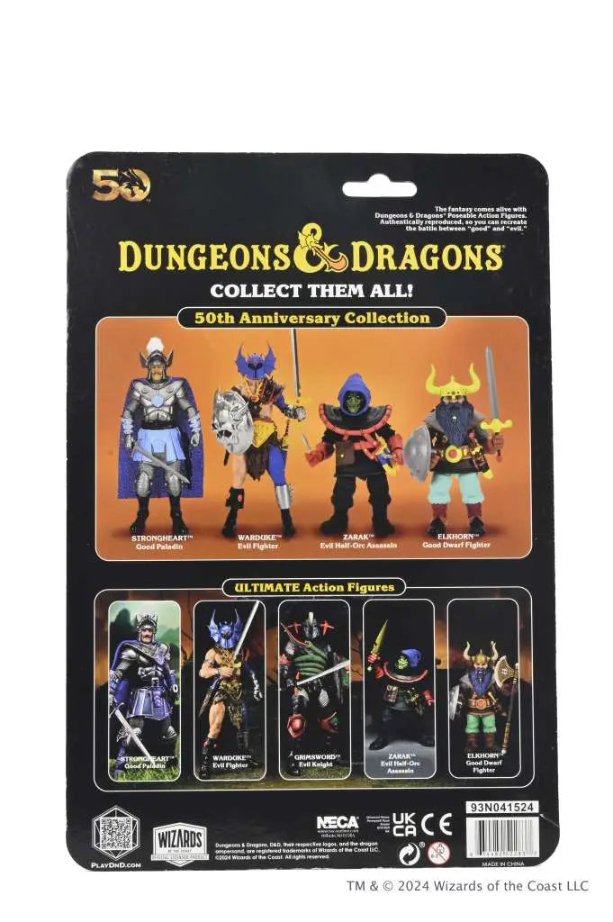 Dungeons and Dragons Figura 50th Anniversary Zarak on Blister Card 18 cm