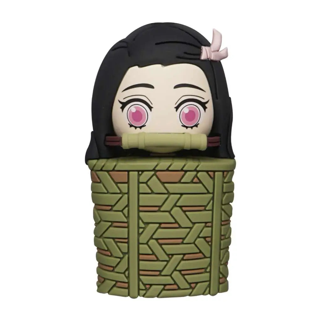 DEMON SLAYER NEZUKO KAMADO IN BASKET 3D FOAM Imán