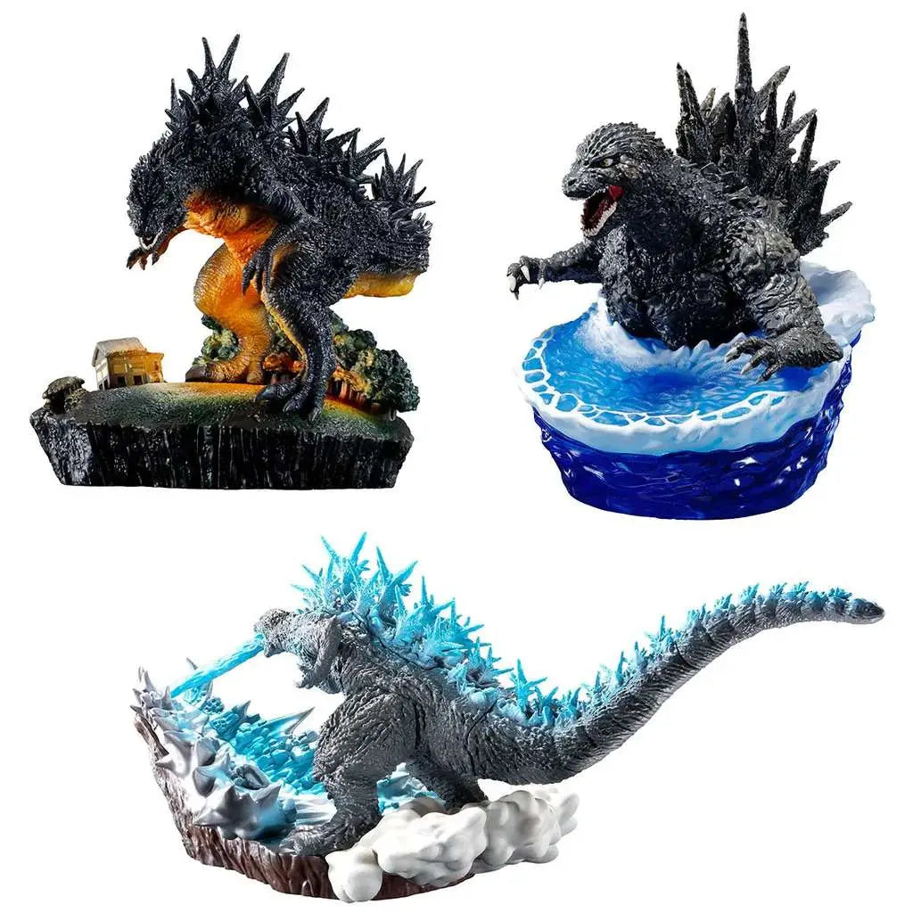 PETITRAMA EX GODZILLA MINUS 1 FROM 0 TO -1 Caja SET Frikytopia