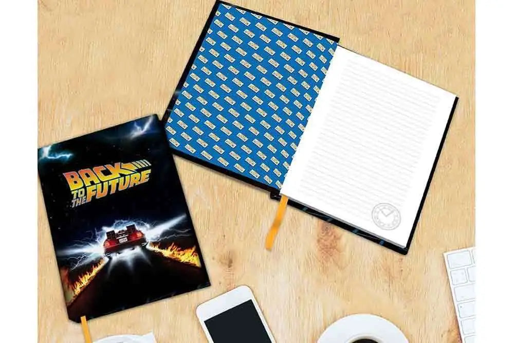 BACK TO THE FUTURE DELOREAN A5 Libreta
