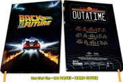 BACK TO THE FUTURE DELOREAN A5 Libreta