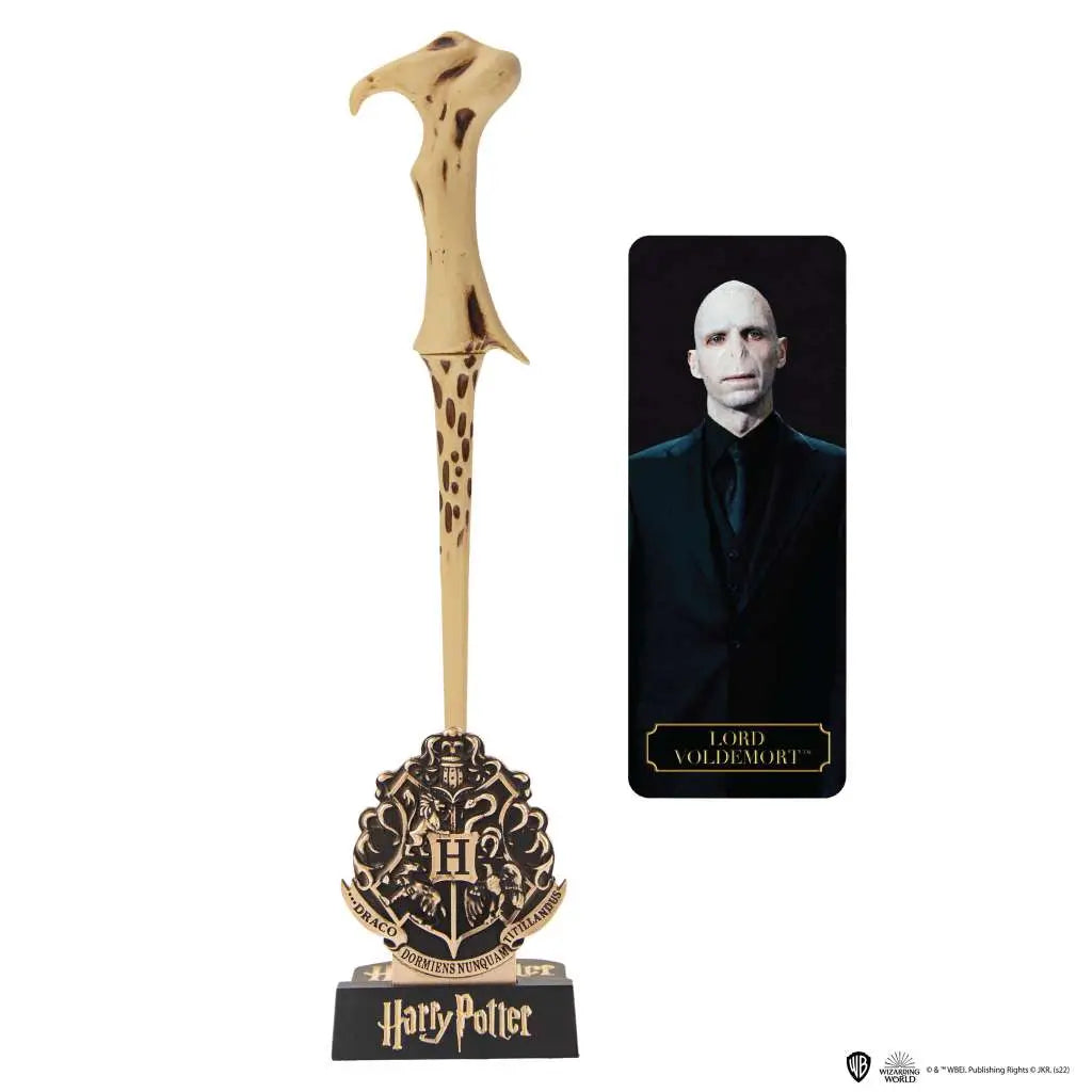 HARRY POTTER VOLDEMORT WAND Bolígrafo IN STAND