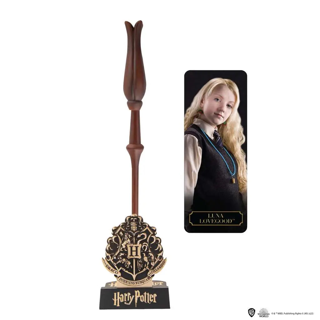HARRY POTTER LUNA WAND Bolígrafo IN STAND