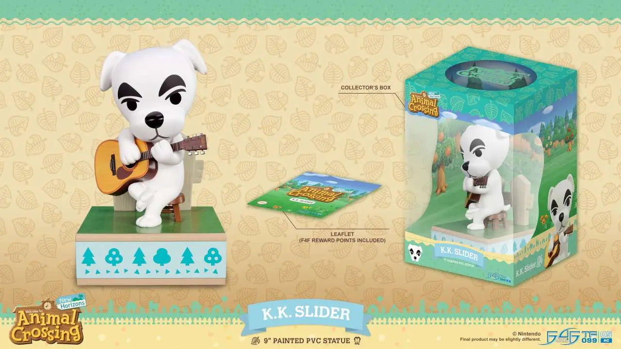 ANIMAL CROSSING NEW HORIZONS KK SILDER PVC Estatua