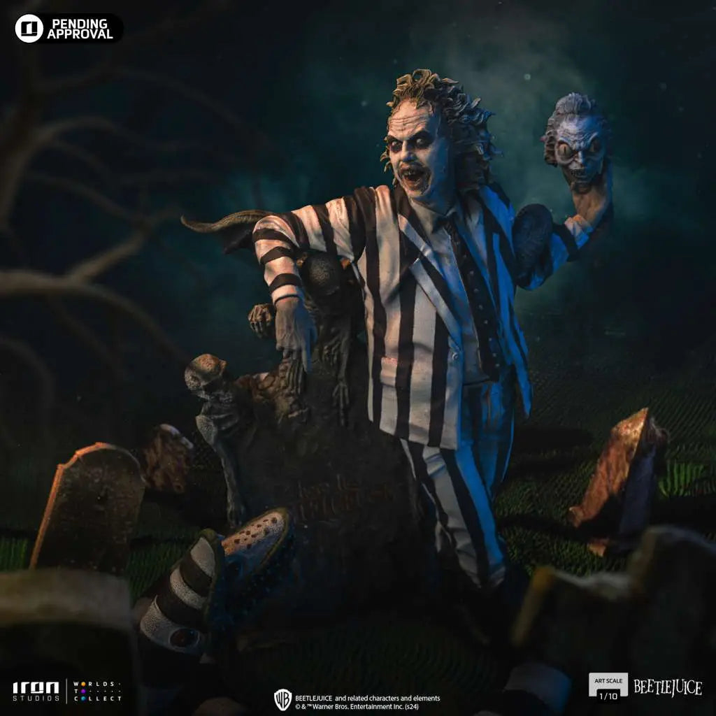 Beetlejuice Estatua 1/10 Art Scale Beetlejuice 19 cm