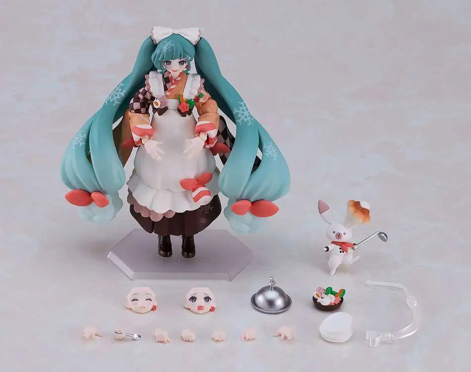 Character Vocal Series 01: Hatsune Miku Figura Figma Snow Miku: Winter Delicacy Ver. 14 cm