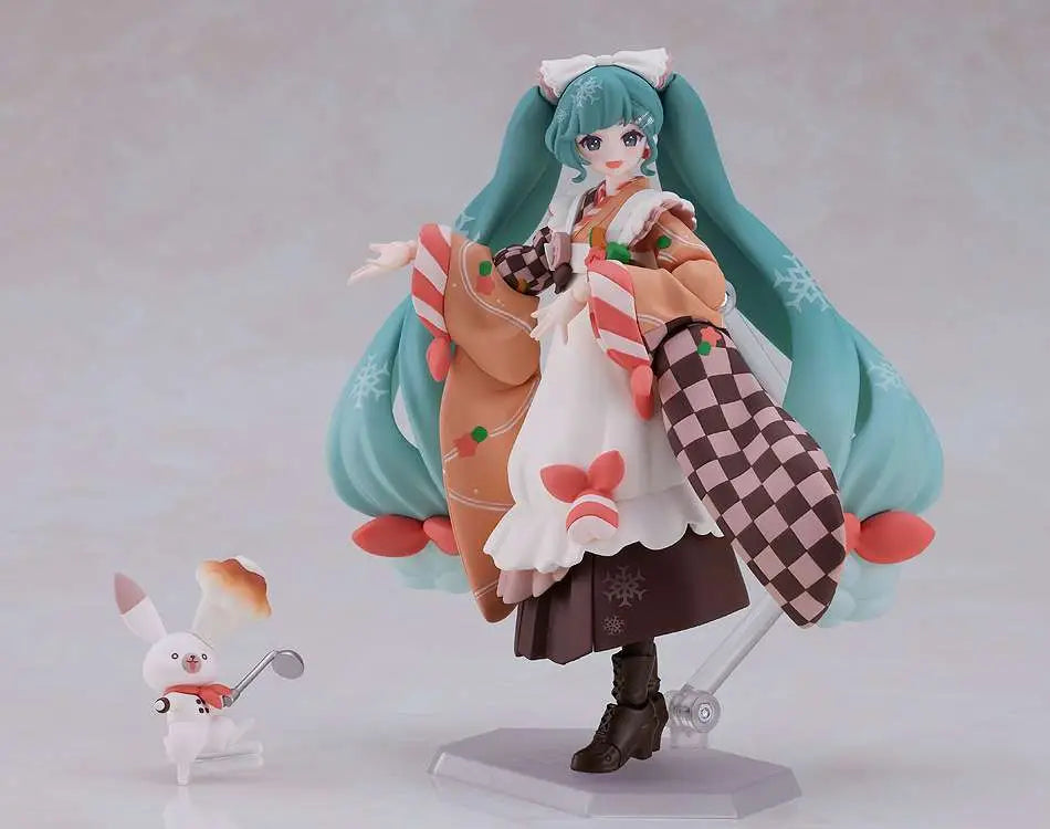 Character Vocal Series 01: Hatsune Miku Figura Figma Snow Miku: Winter Delicacy Ver. 14 cm