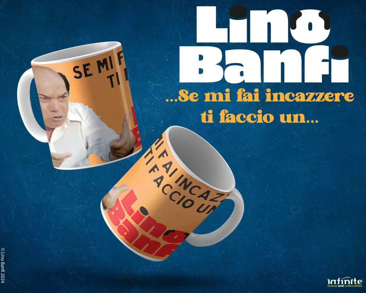LINO BANFI SE MI FAI INCAZZERE Taza