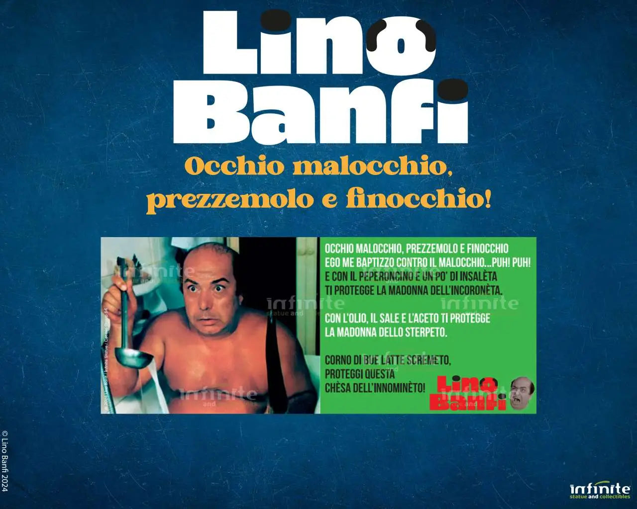 LINO BANFI OCCHIO MALOCCHIO Taza