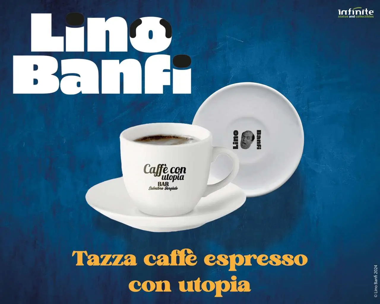 LINO BANFI CAFFE CON UTOPIA ESPRESSO Taza Frikytopia