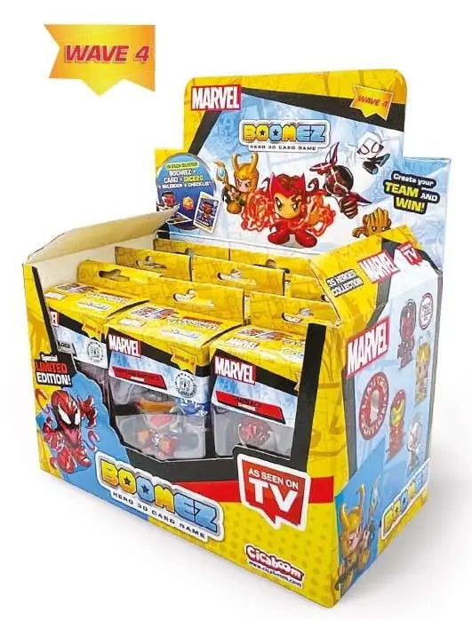 BOOMEZ MARVEL WAVE 4 BLISTER DISPLAY (9)