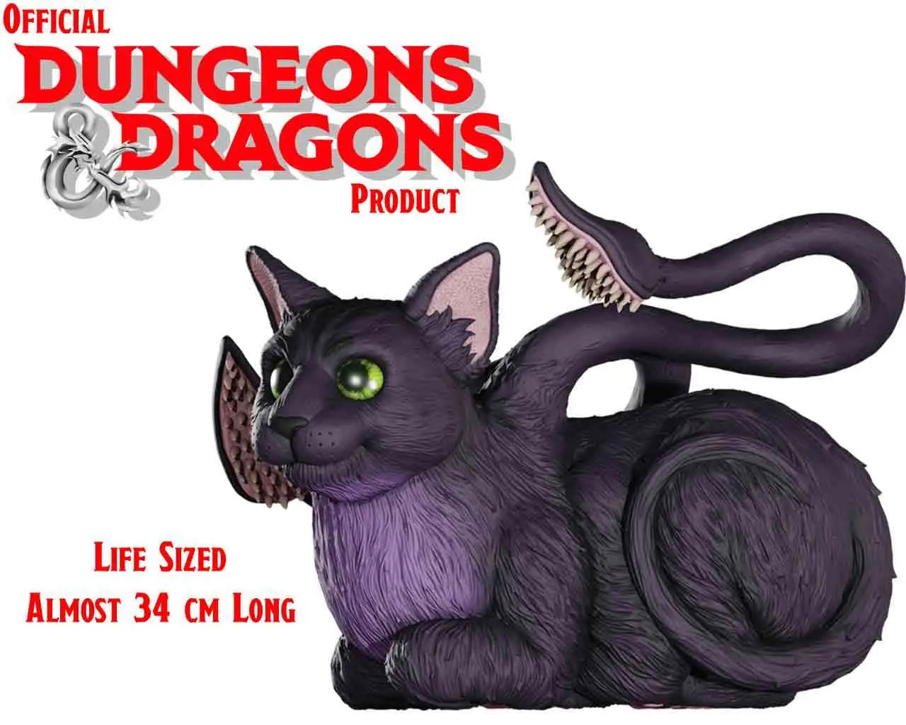 DUNGEONS & DRAGONS - REPLICAS OF THE REALMS - DISPLACER BEAST KITTEN LIFE-SIZED Figura Frikytopia
