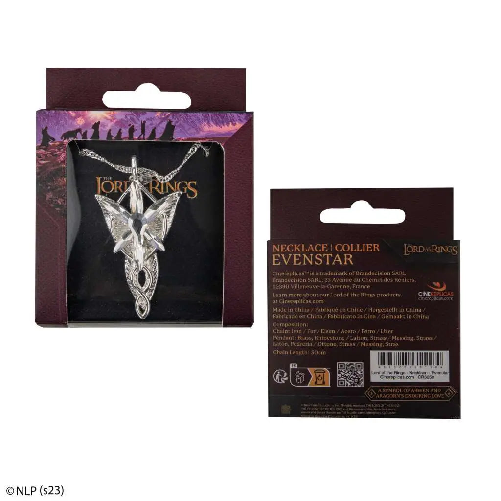 El Señor de los Anillos Collar con Colgante Evenstar